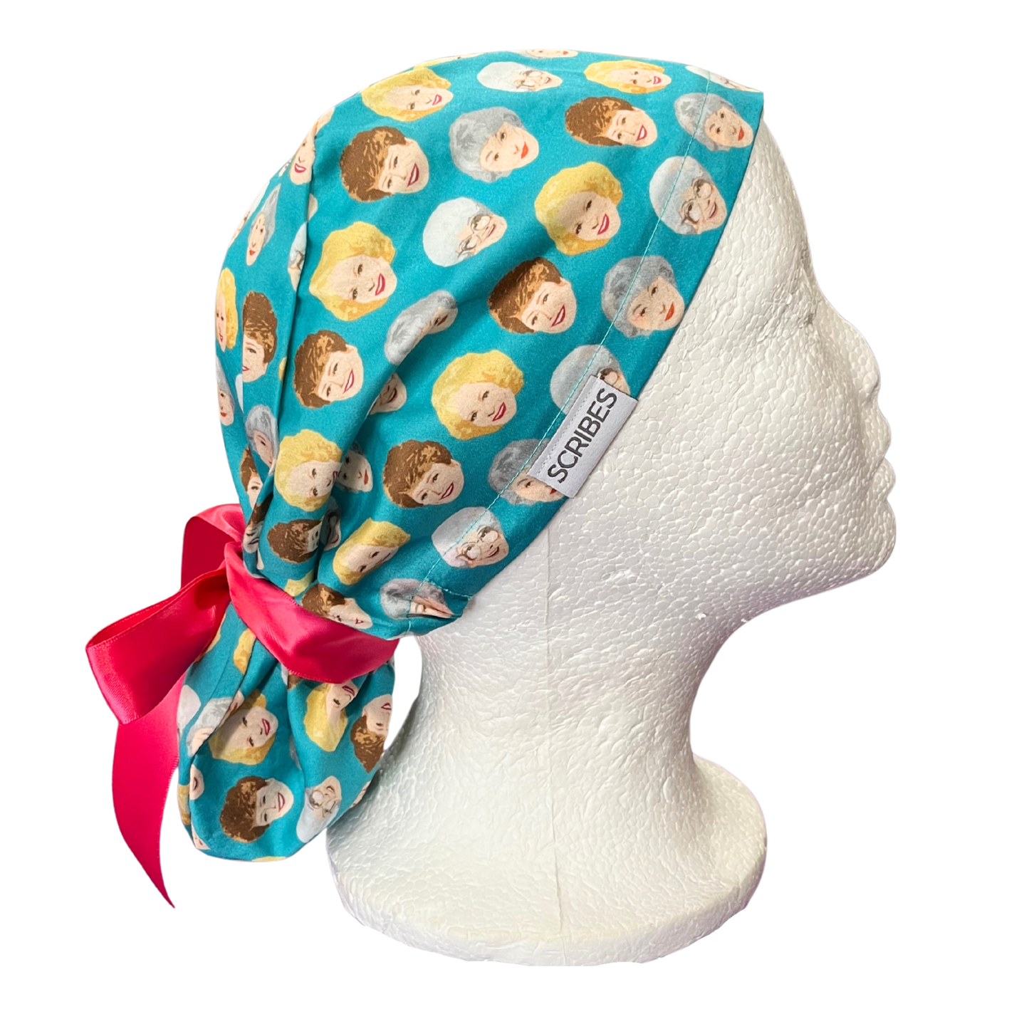 Golden Girls Teal Tv Show Surgical caps Pony Scrub Cap