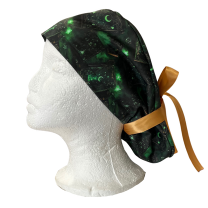 The Magical Wicked Spellbook Halloween Pony Scrub cap Exclusive Print