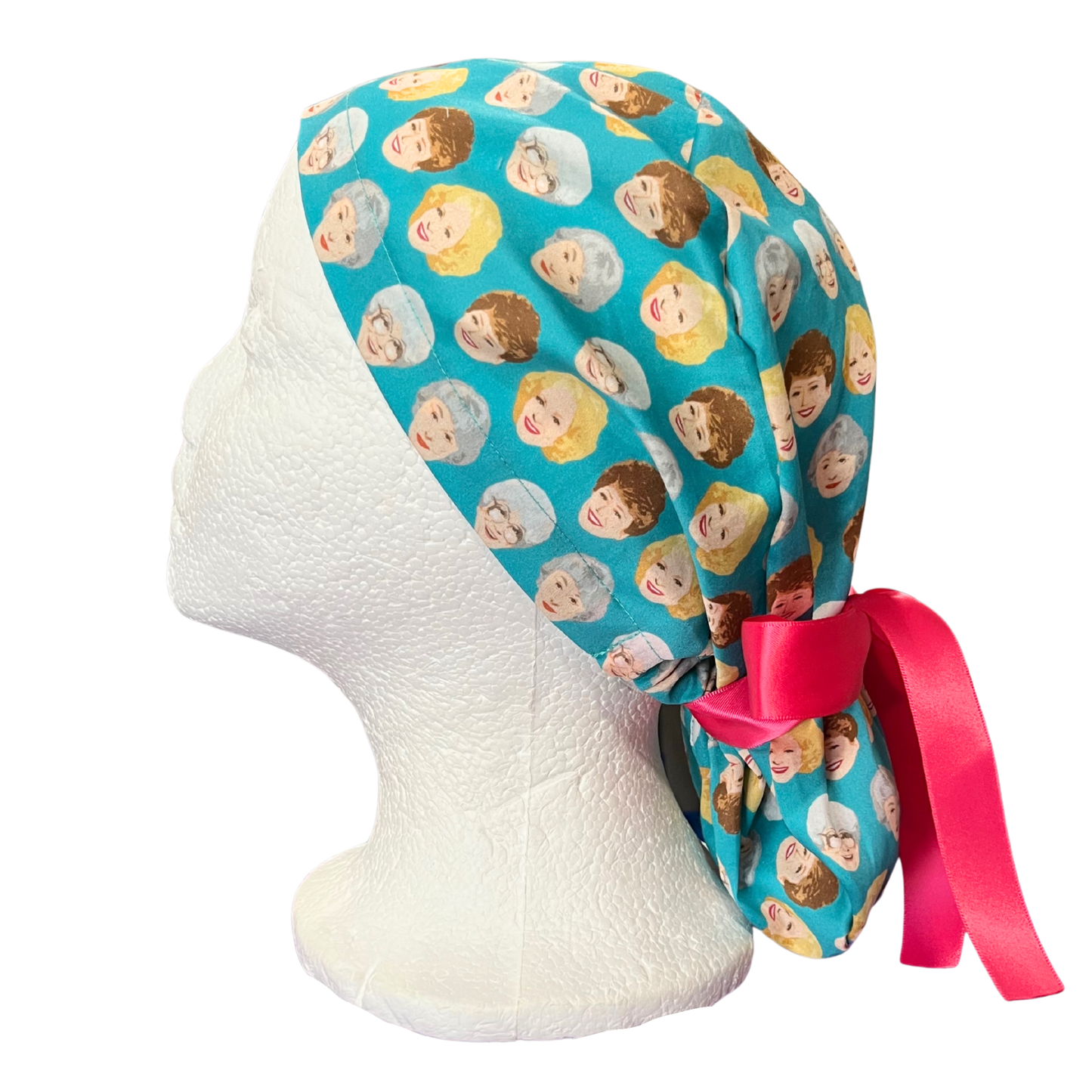 Golden Girls Teal Tv Show Surgical caps Pony Scrub Cap
