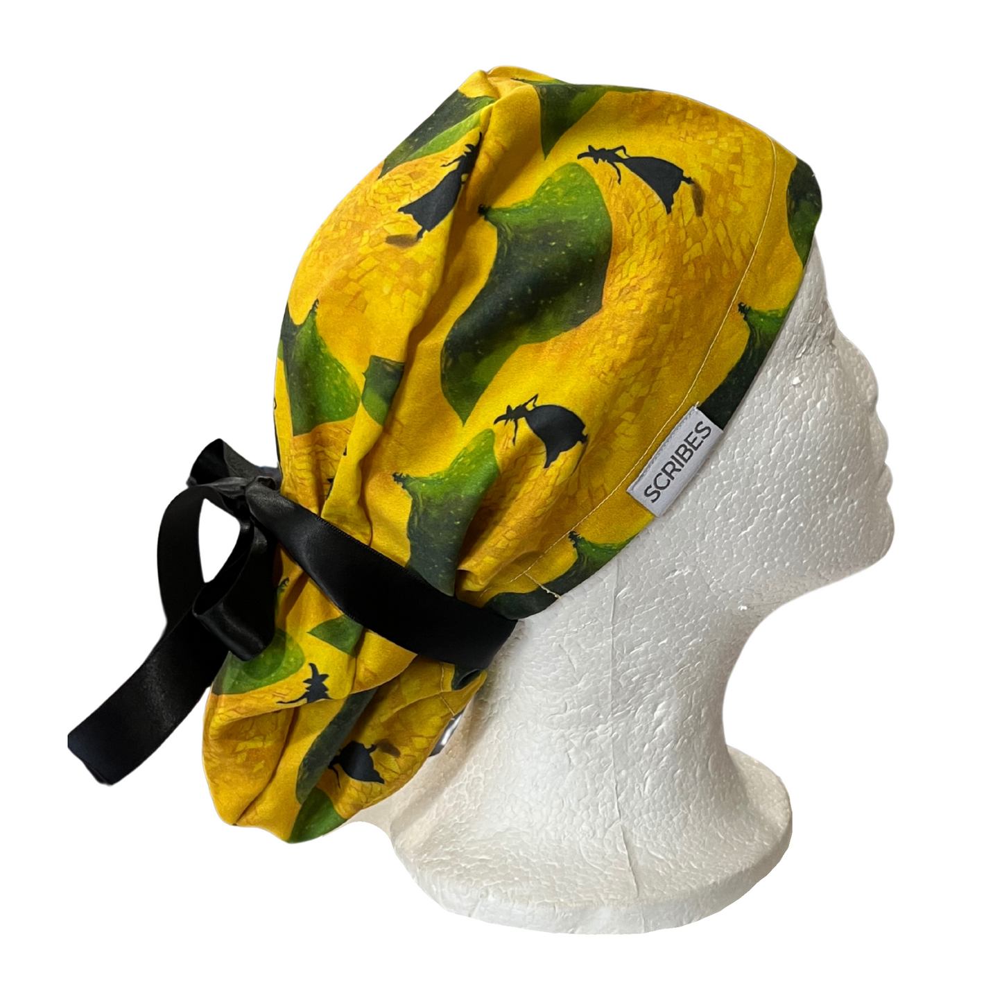 Pre-Order Green Wicked Witchcraft, Halloween Pony Scrub cap Exclusive Print