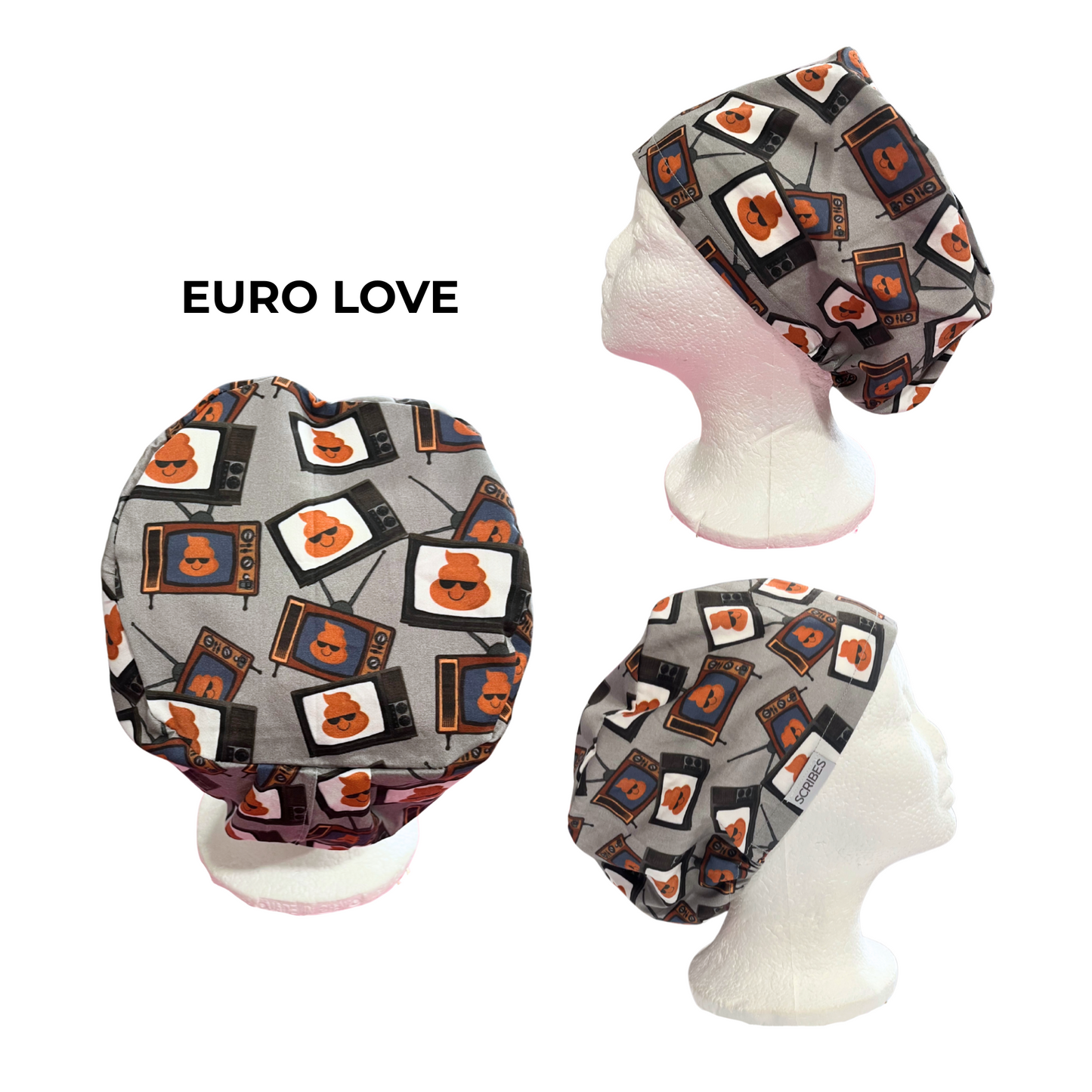 Sh!t Show Euro Love scrub cap
