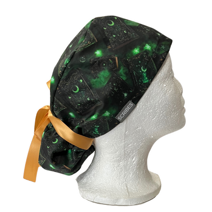 The Magical Wicked Spellbook Halloween Pony Scrub cap Exclusive Print