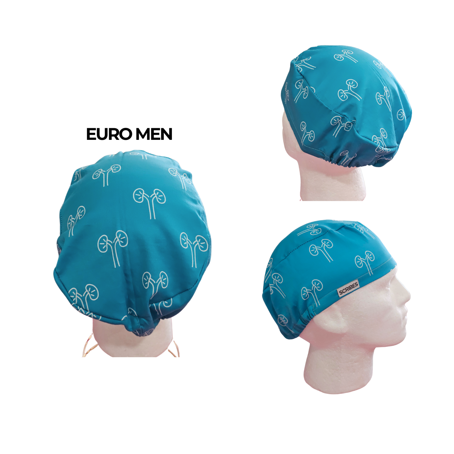 Kidney Euro Men Scrub Cap