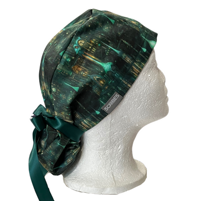The Magical Fortress Emerald Castle Halloween Pony Scrub cap Exclusive Print