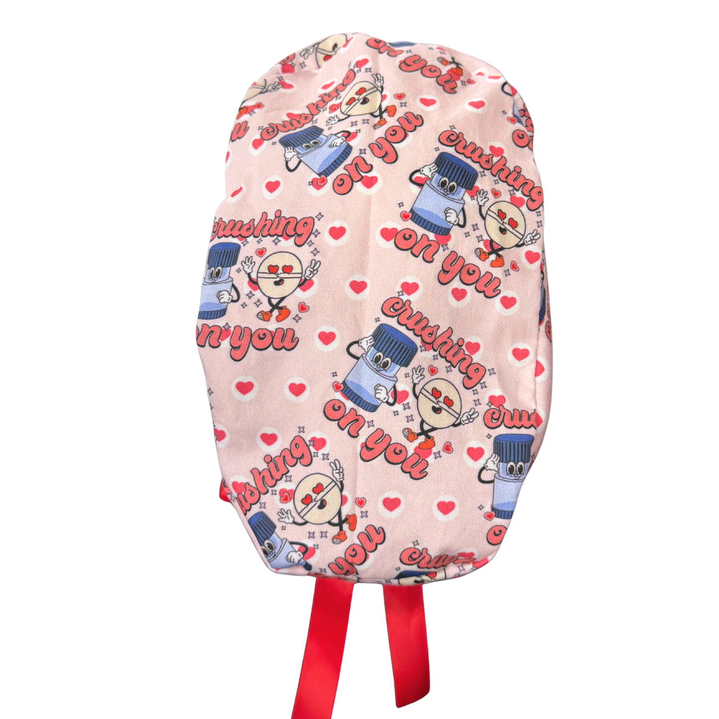 Crushing on you with a pill crusher Pony Style Scrub Cap