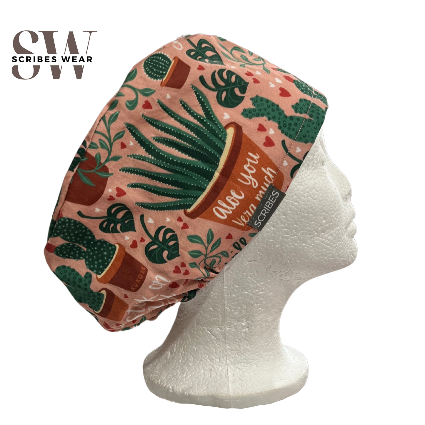 Stuck on You Euro Love Style Scrub cap