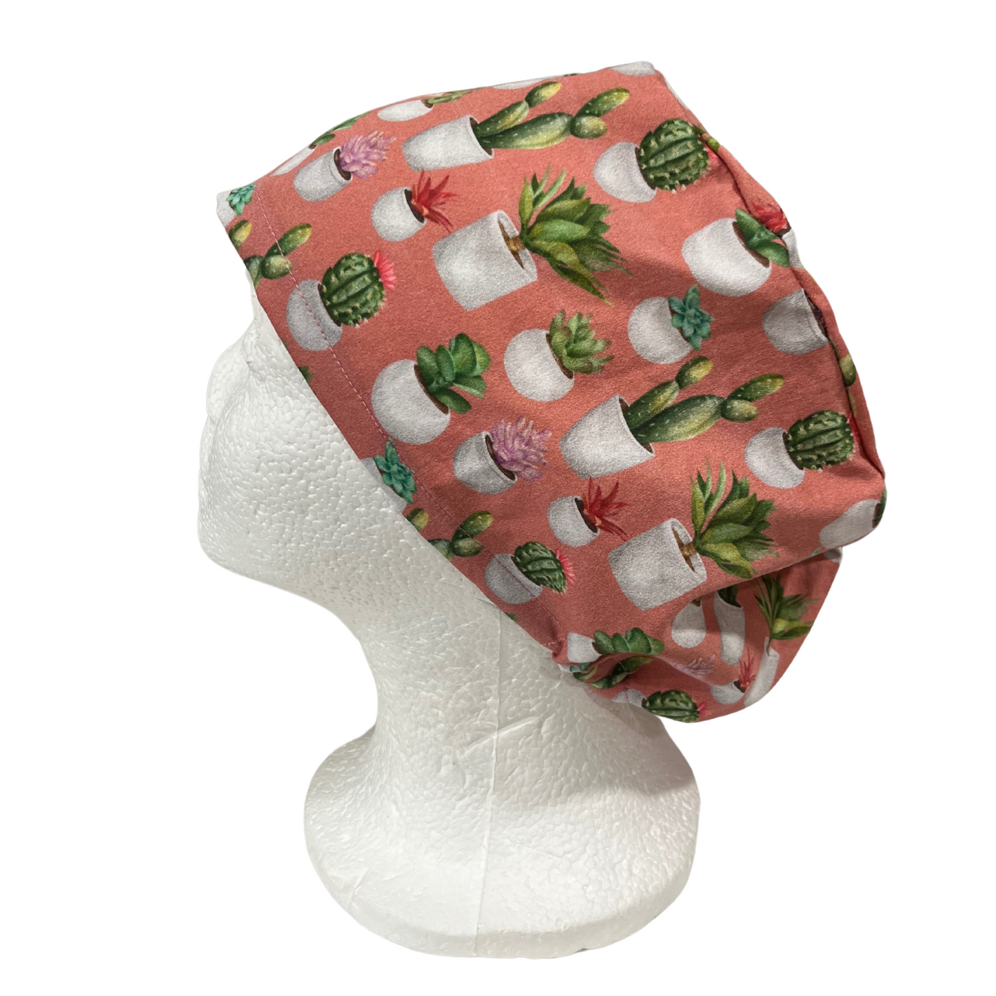 Potted Succulent  Euro Love Style Scrub cap