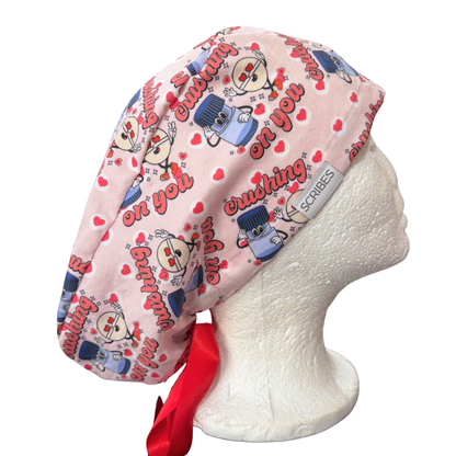Crushing on you with a pill crusher Pony Style Scrub Cap