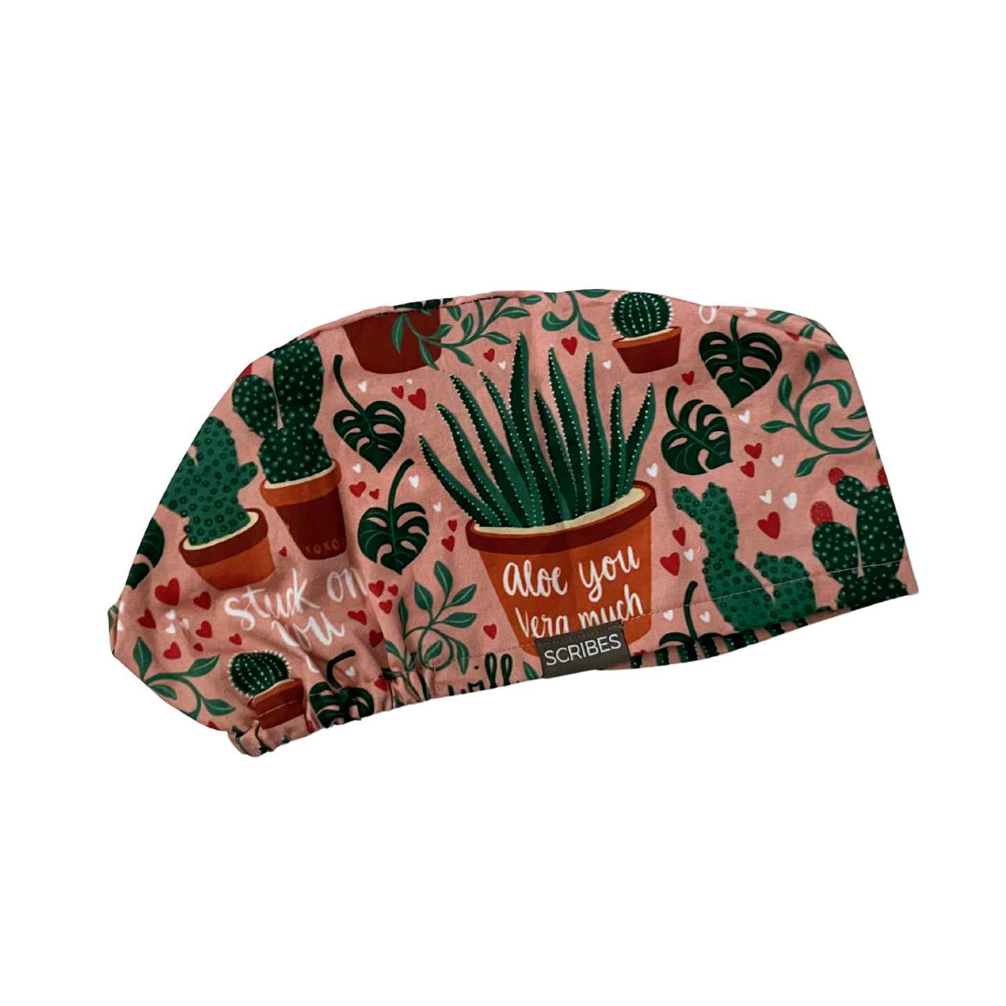 Stuck on You Euro Love Style Scrub cap