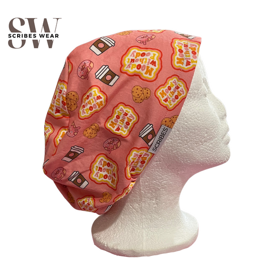 Moody without Foodie Euro Love scrub Cap