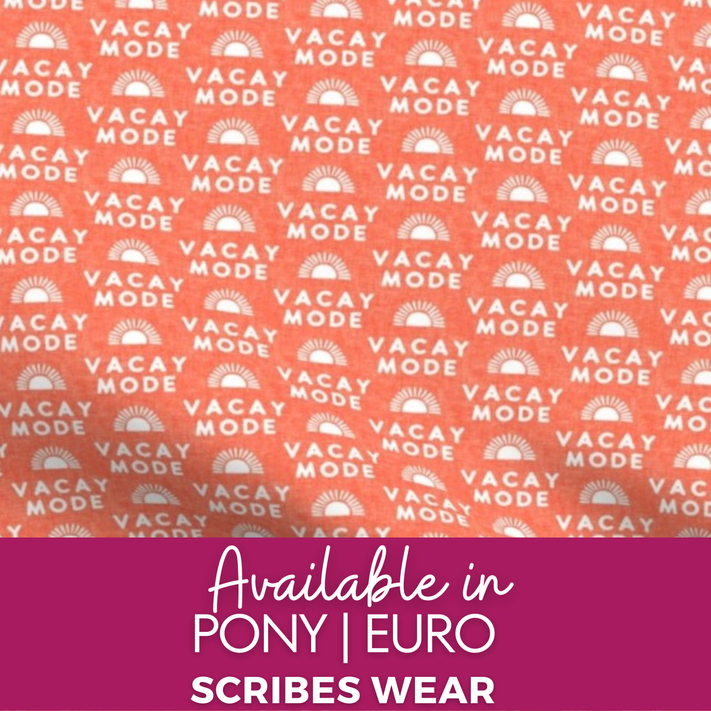 WH Vacay Mode Scrub cap