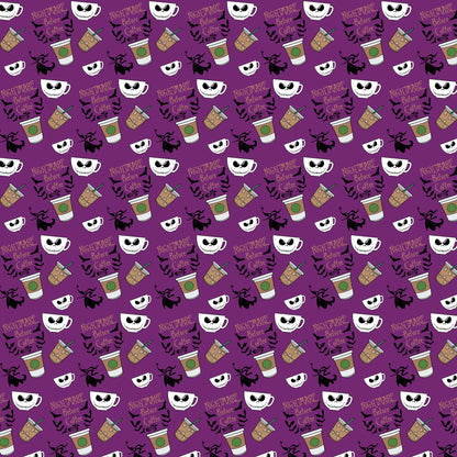Purple small scale Nightmare Before Coffee