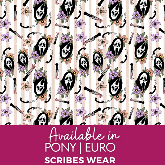 WH Scream Striped Halloween